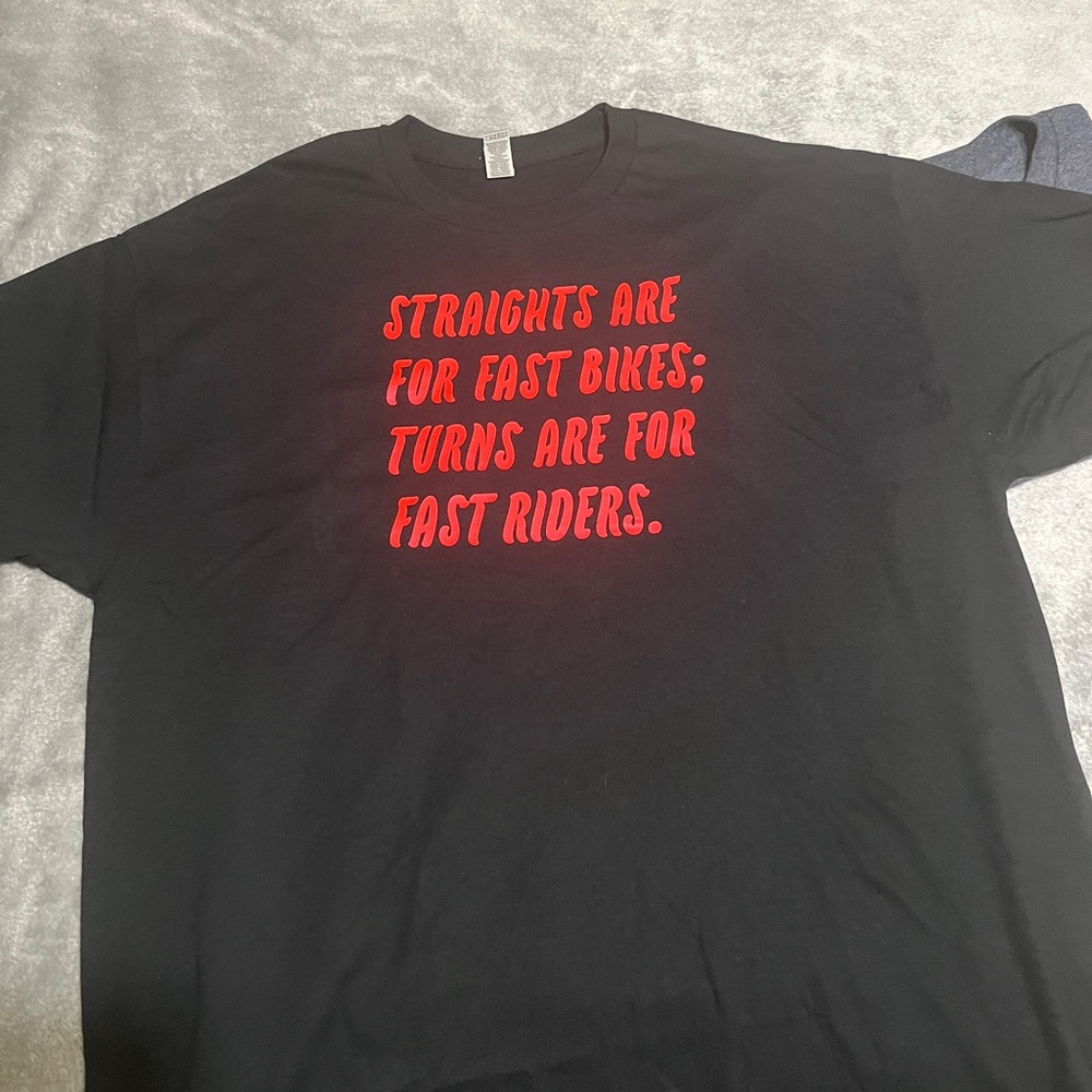 COPY - If you like knee dragging on your bike this shirt is for you. XL adult s…